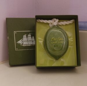 Vintage Old Spice, Lime Soap On A Rope, 6oz, Shower Soap For Men, New (Open Box)